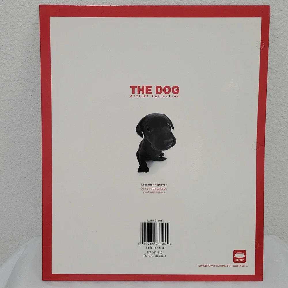 The Dog Artist Collection Lot of 3 2-Pocket Folders Lab Jack Russel Shepherd